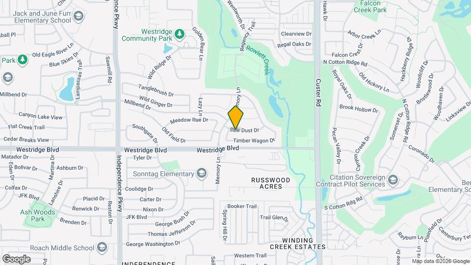 9617 Saw Dust Dr Map and Location Details