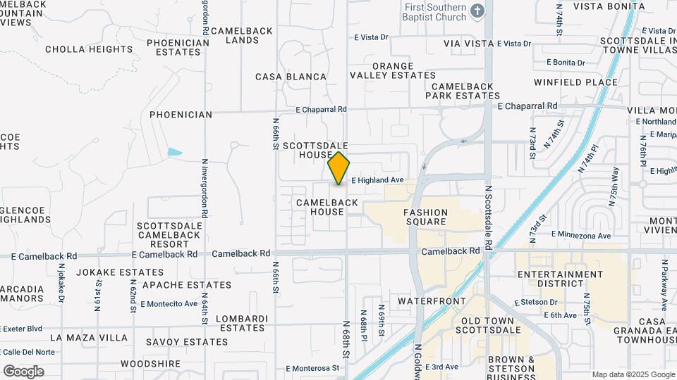 4620 N 68th St, Unit Lisa Map and Location Details
