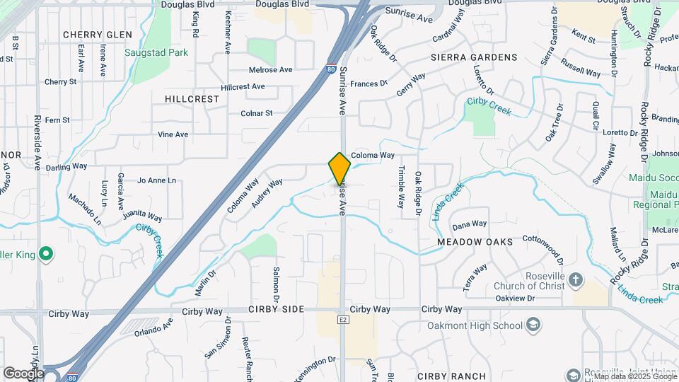 720 Sunrise Ave Map and Location Details