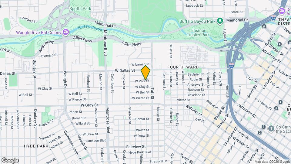 403 W Polk St Map and Location Details