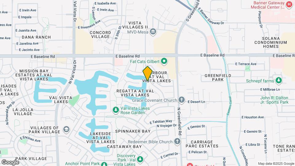 1414 N Palmsprings Dr Map and Location Details