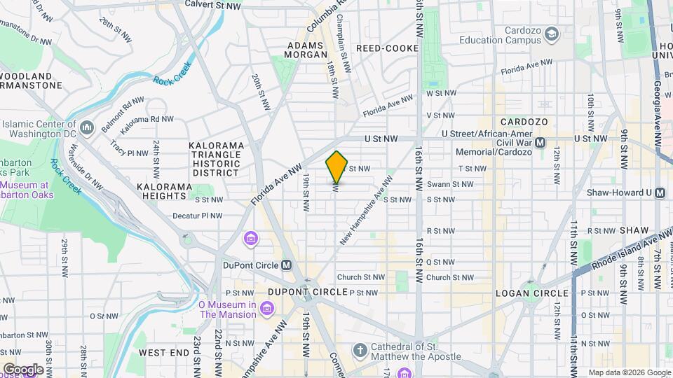 1815 18th St NW Map and Location Details