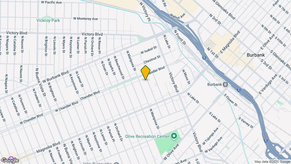 525 N Shelton St Map and Location Details