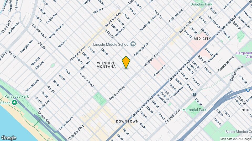 1117 12th St Map and Location Details