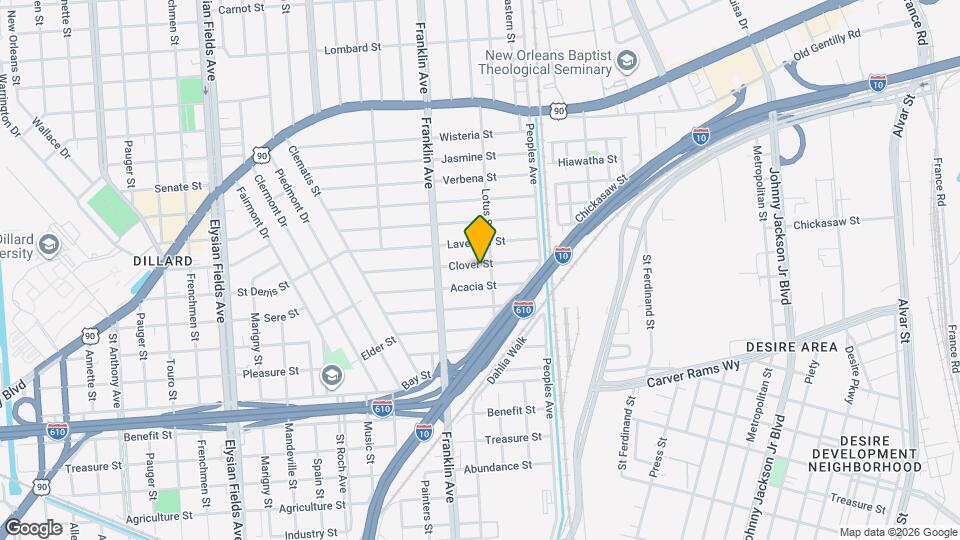 2666 Clover St, Unit 2666 Clover Street Map and Location Details