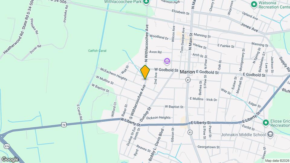 203 S Withlacoochee Ave Map and Location Details