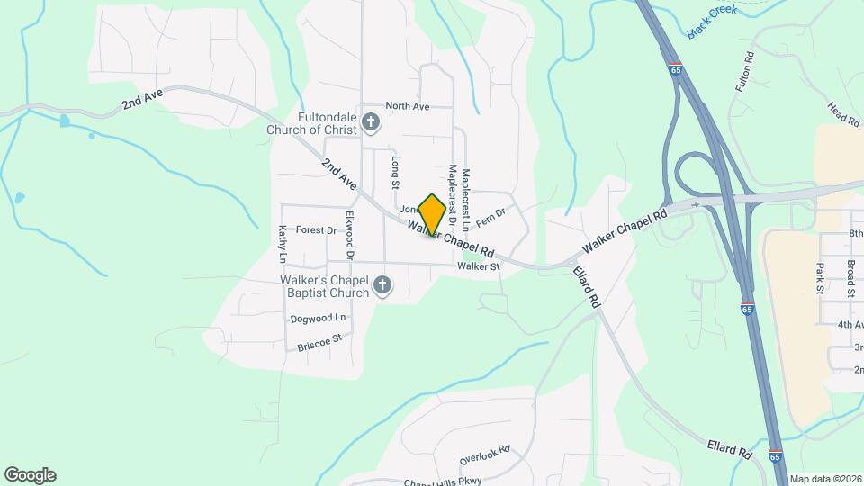 2604 Walker Chapel Rd Map and Location Details