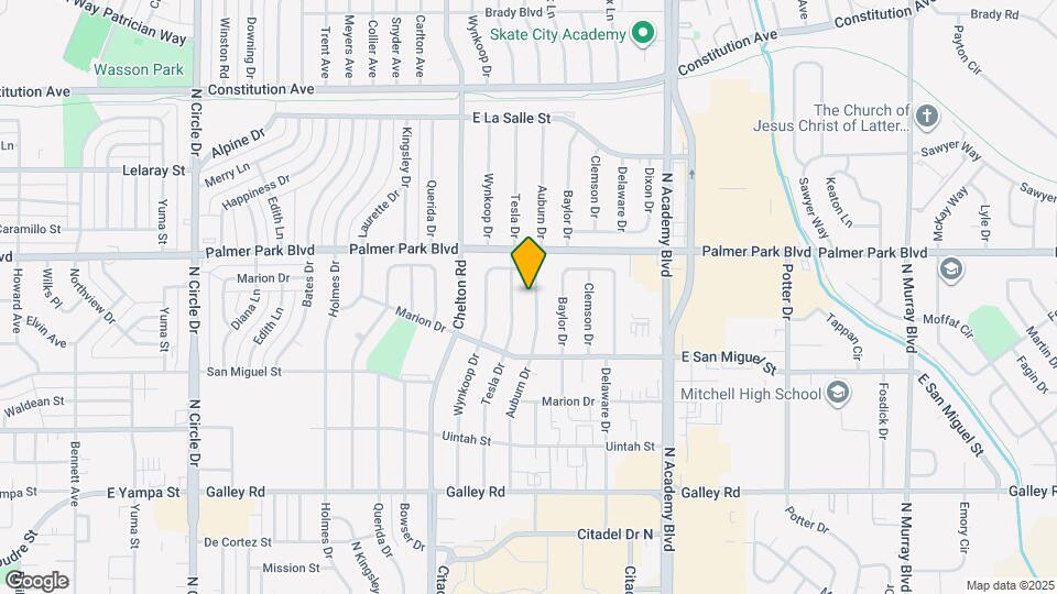 1410 Auburn Dr Map and Location Details