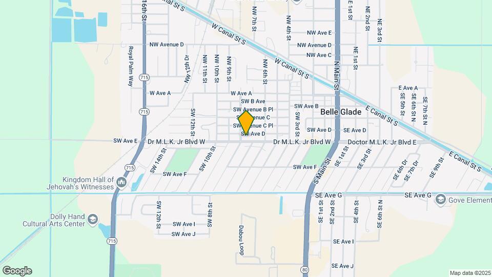733 Dr Martin Luther King Jr Blvd W Map and Location Details