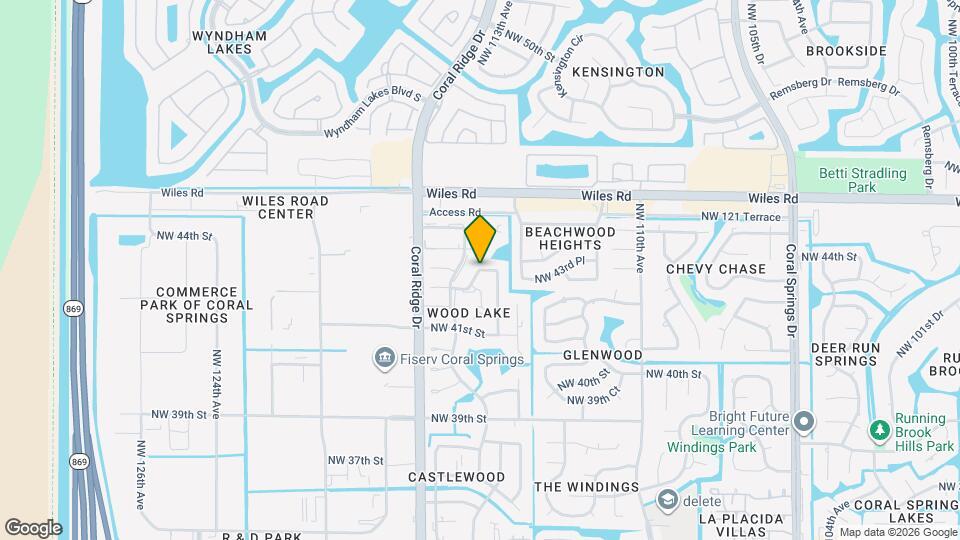11432 NW 43rd St Map and Location Details