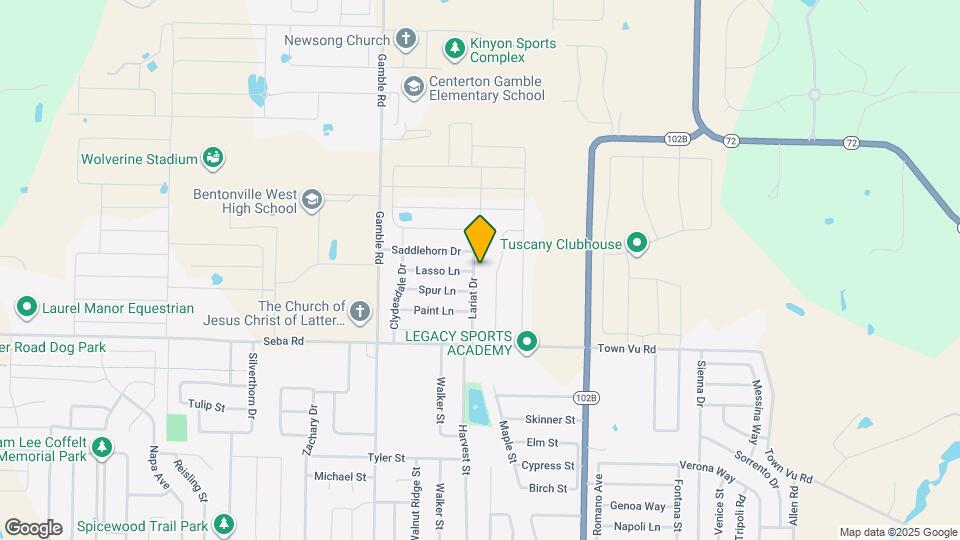 1250 Lariat Dr Map and Location Details