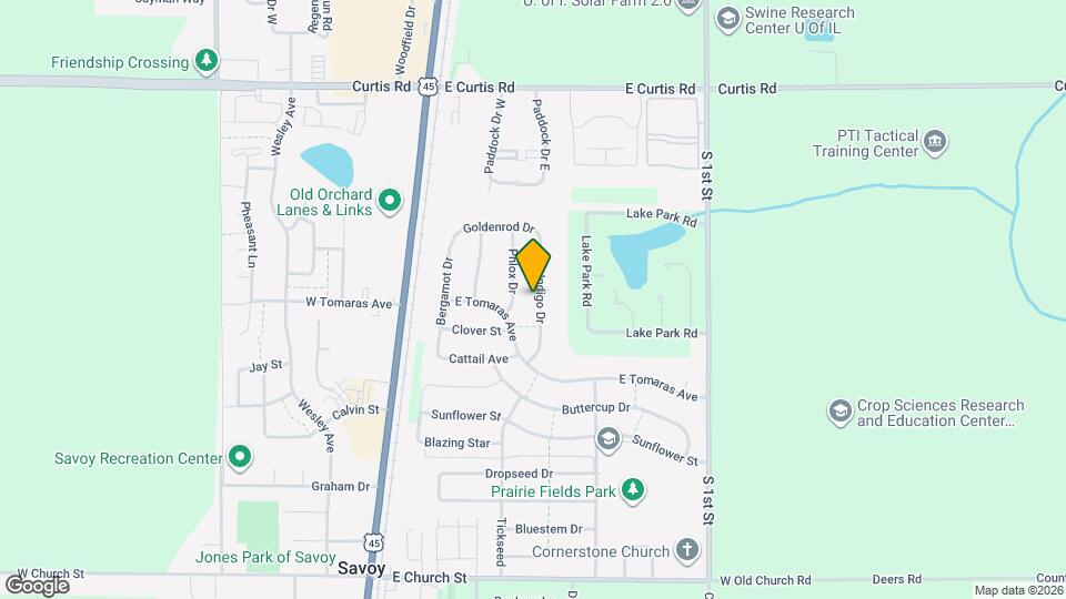 709 Indigo Dr Mapa y Detalles de la Ubicación