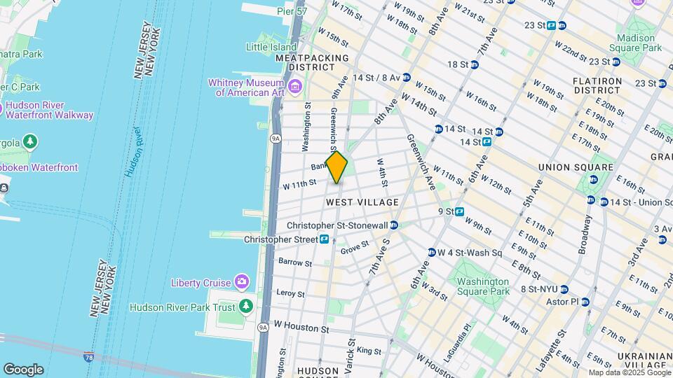 551 Hudson St Map and Location Details