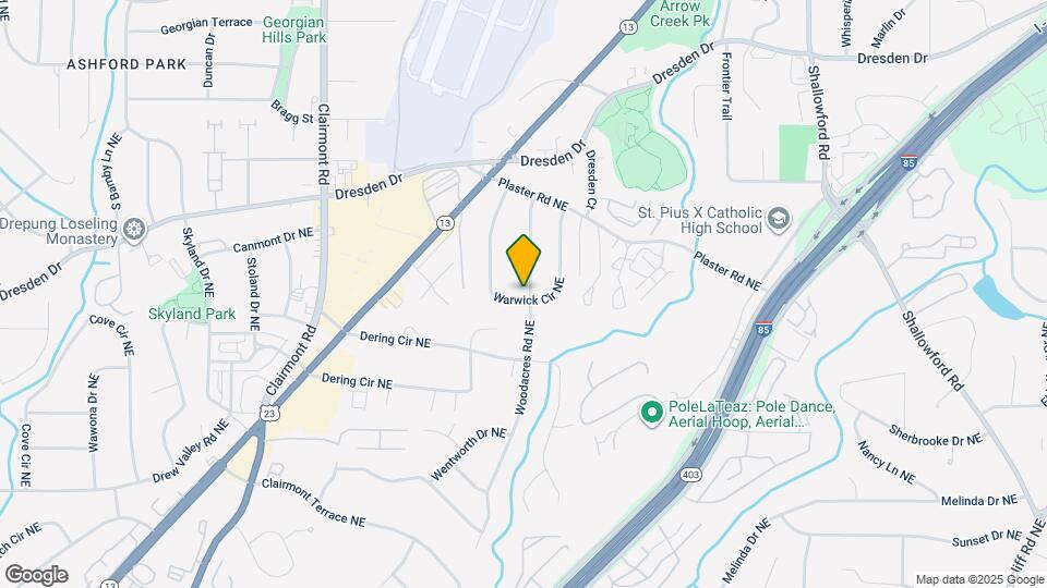 2592 Woodacres Rd NE Map and Location Details