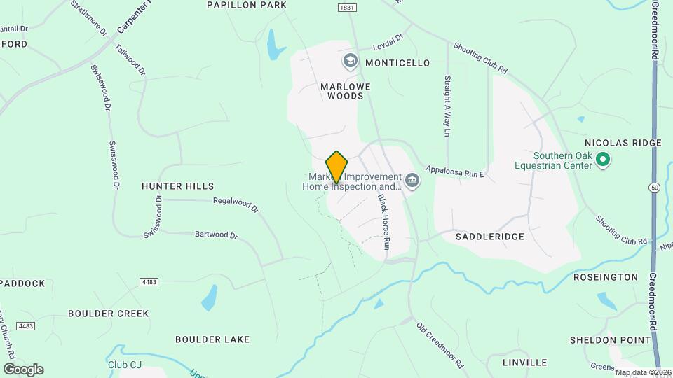 3412 Hackney Ct Map and Location Details