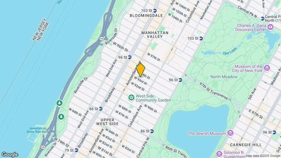 147 W 93rd St Map and Location Details