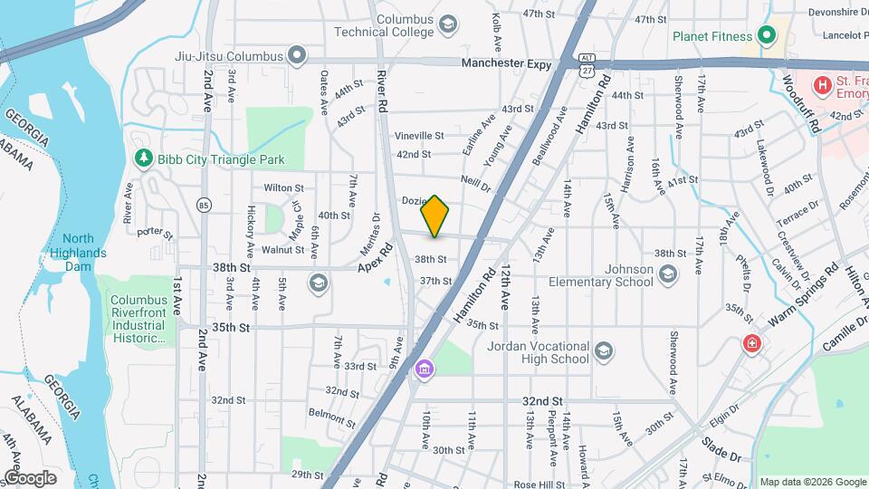 1006 39th St Map and Location Details