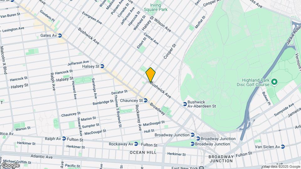 1404 Bushwick Ave Map and Location Details