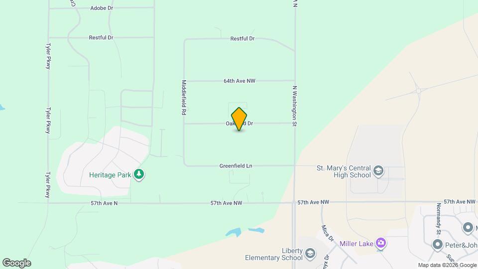 401 Oakfield Dr Map and Location Details
