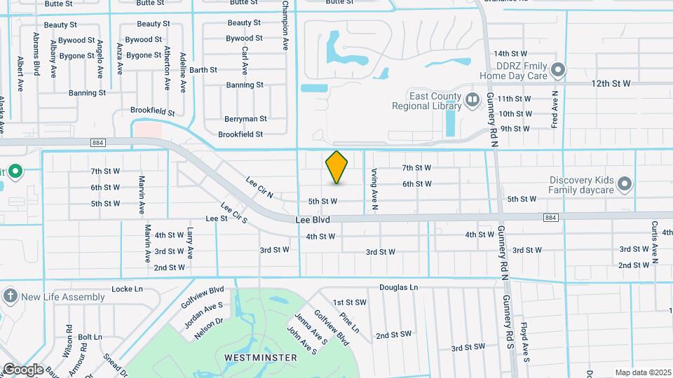 4713 6th St W Map and Location Details
