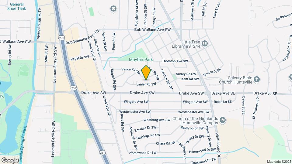 510 Lanier Rd SW Map and Location Details