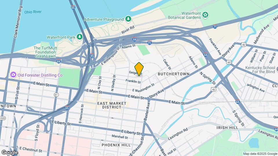 943 Franklin St Mapa y Detalles de la Ubicación