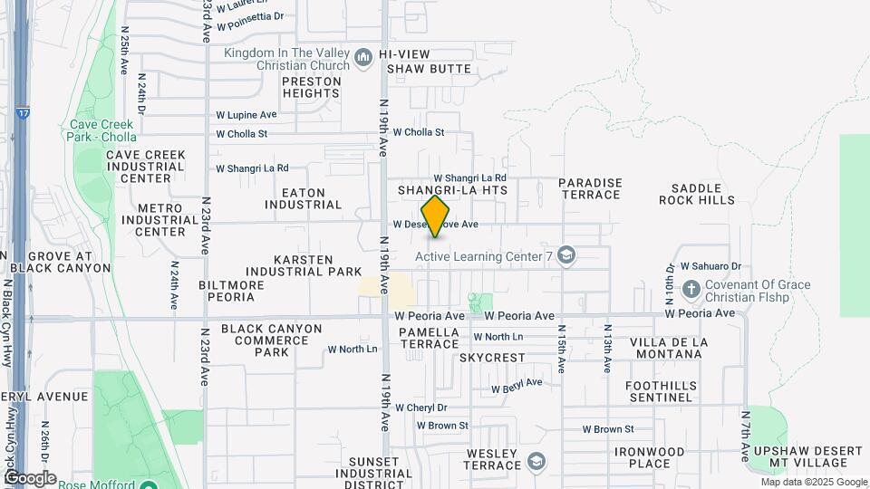 10823 N 18th Ave Map and Location Details