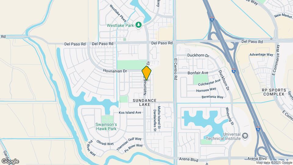 4418 Natomas Central Dr Mapa y Detalles de la Ubicación