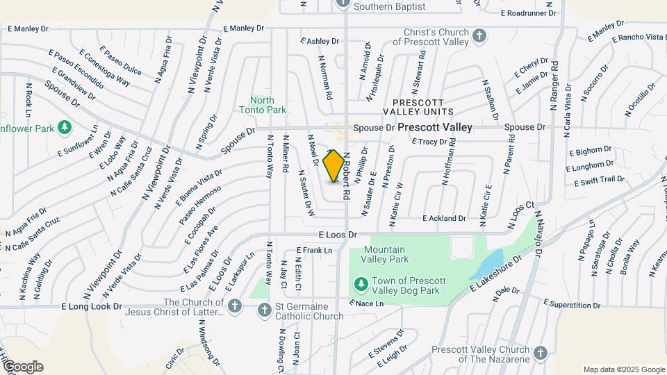 4430 North Duke Drive, Unit D, upstairs unit Map and Location Details