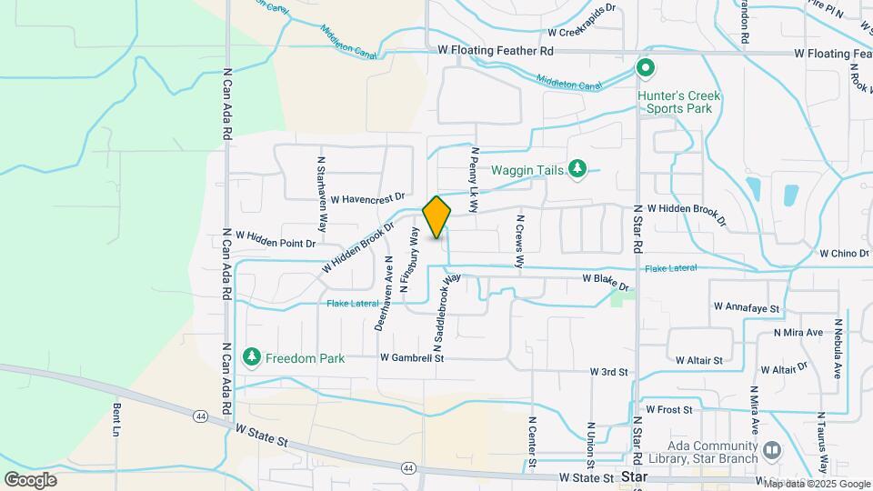 893 N Bowknot Lake Ave Map and Location Details
