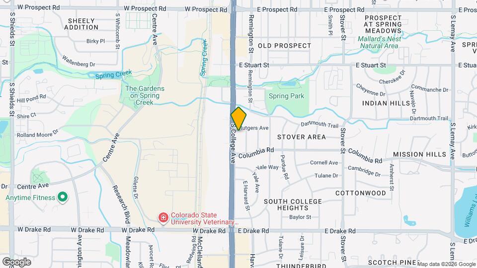 2204 S College Ave Map and Location Details