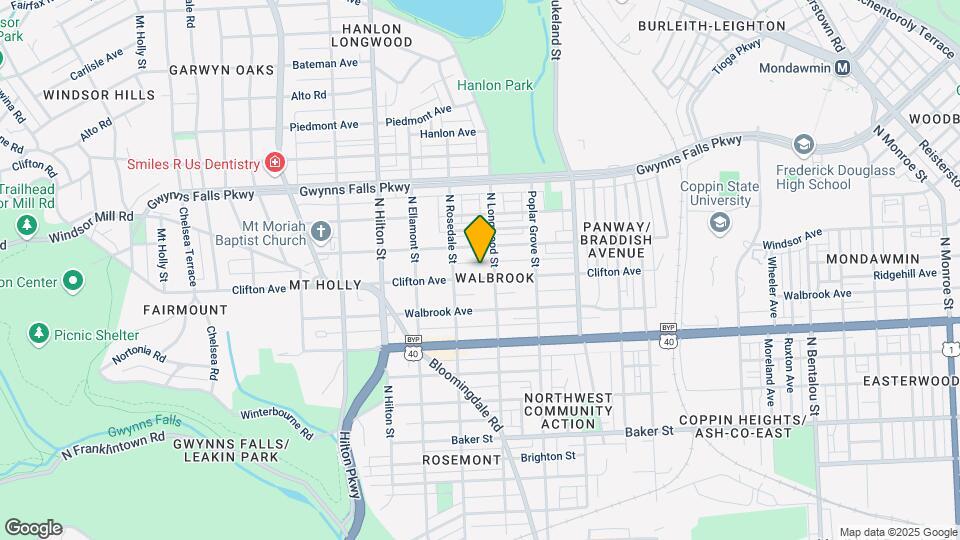 3004 Clifton Ave Map and Location Details