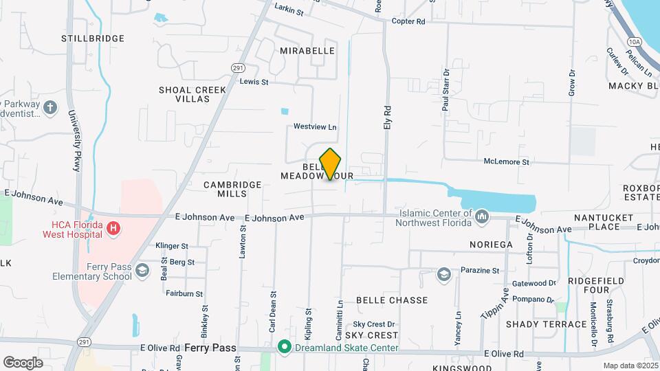 2780 Honeywood Dr Map and Location Details