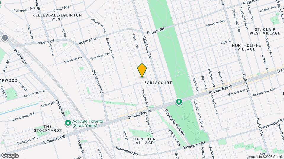 121 Prescott Ave Map and Location Details