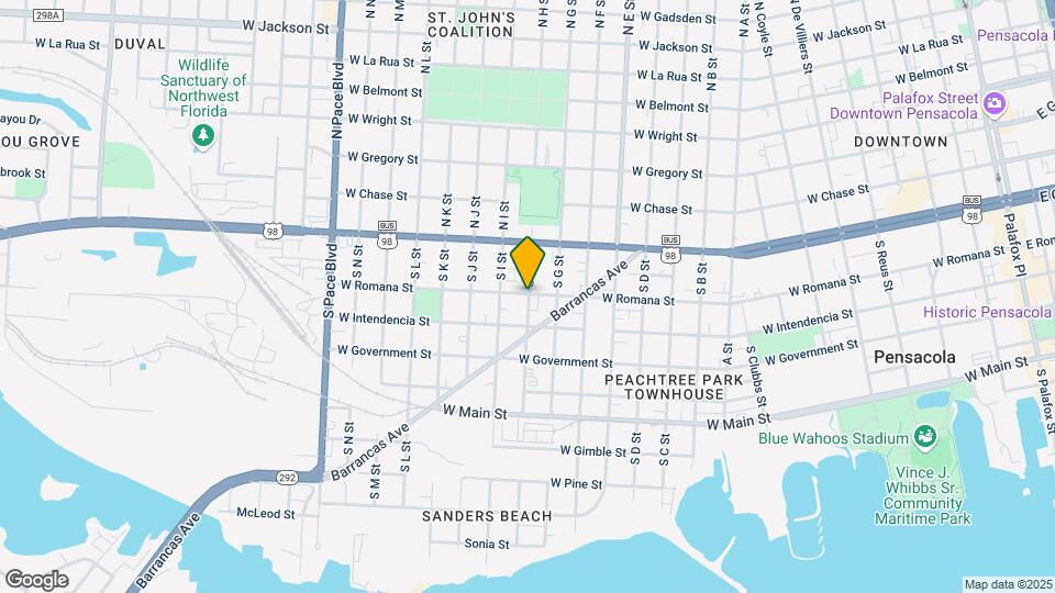 210 S H St Map and Location Details