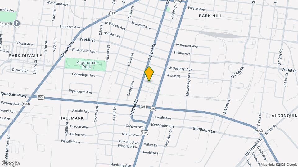 1824 Burwell Ave Map and Location Details