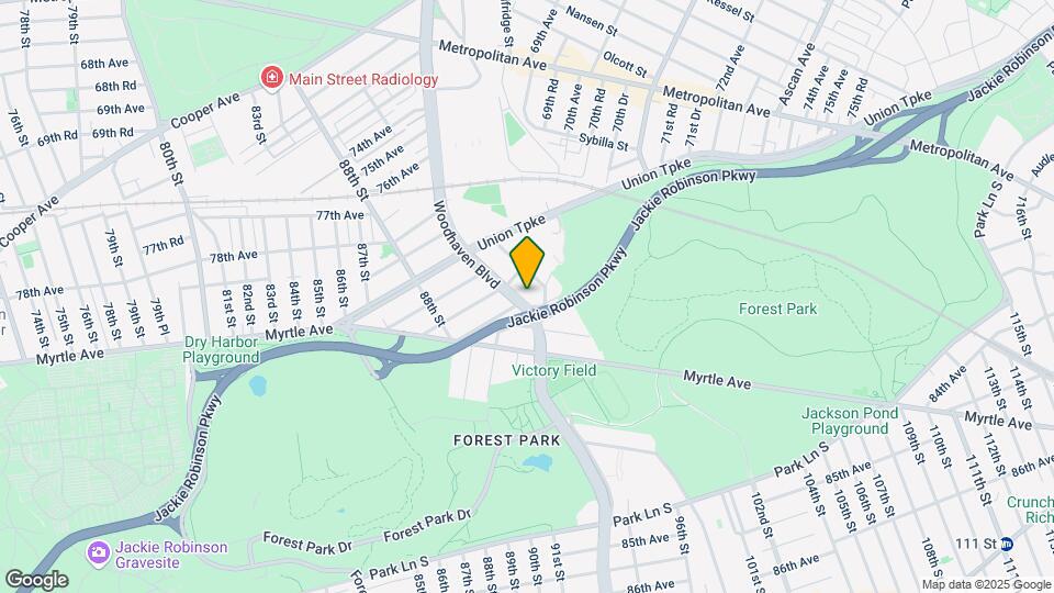 8151 Woodhaven Blvd Map and Location Details