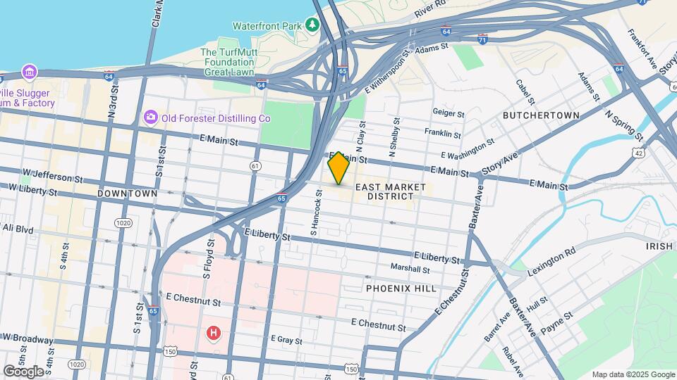 620 E Market St Mapa y Detalles de la Ubicación