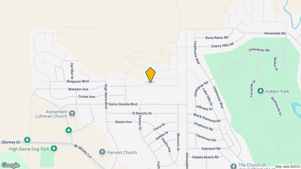 925 Mission Oaks Dr Map and Location Details