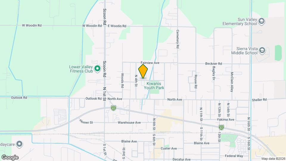 401 Reeves Way Map and Location Details