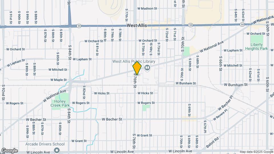 1732 S 76th St Map and Location Details