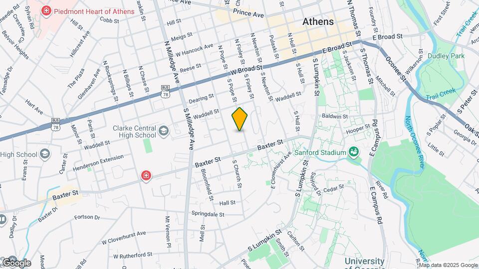 392 S Pope St Map and Location Details