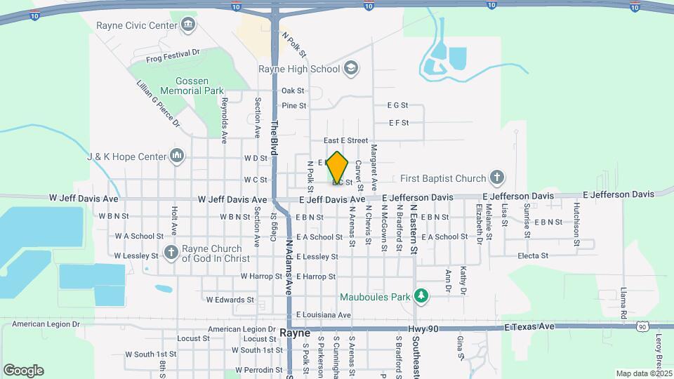 311 E Jeff Davis Ave Map and Location Details