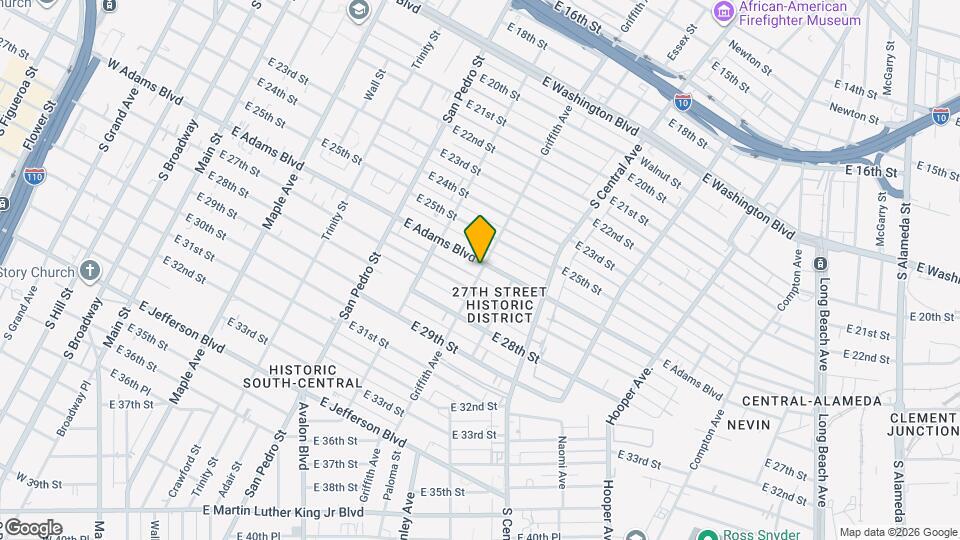 2603 Griffith Ave Map and Location Details