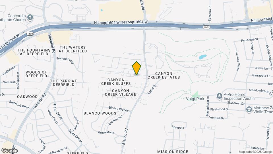 1126 W Blanco Rd Map and Location Details