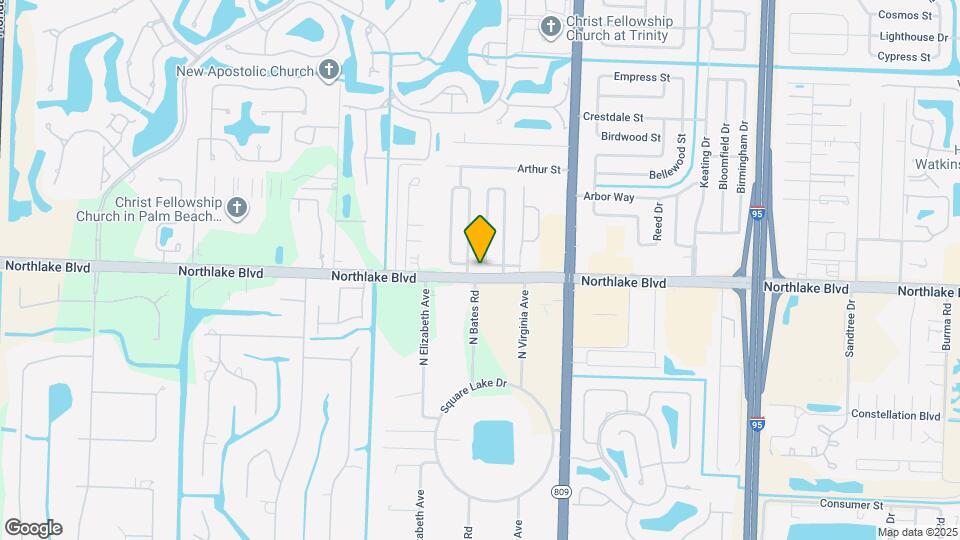 9021 W Highland Pines Dr Map and Location Details