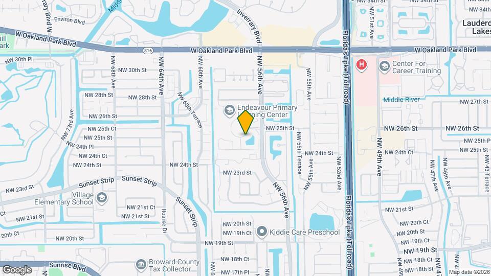 2521 NW 56th Ave Mapa y Detalles de la Ubicación
