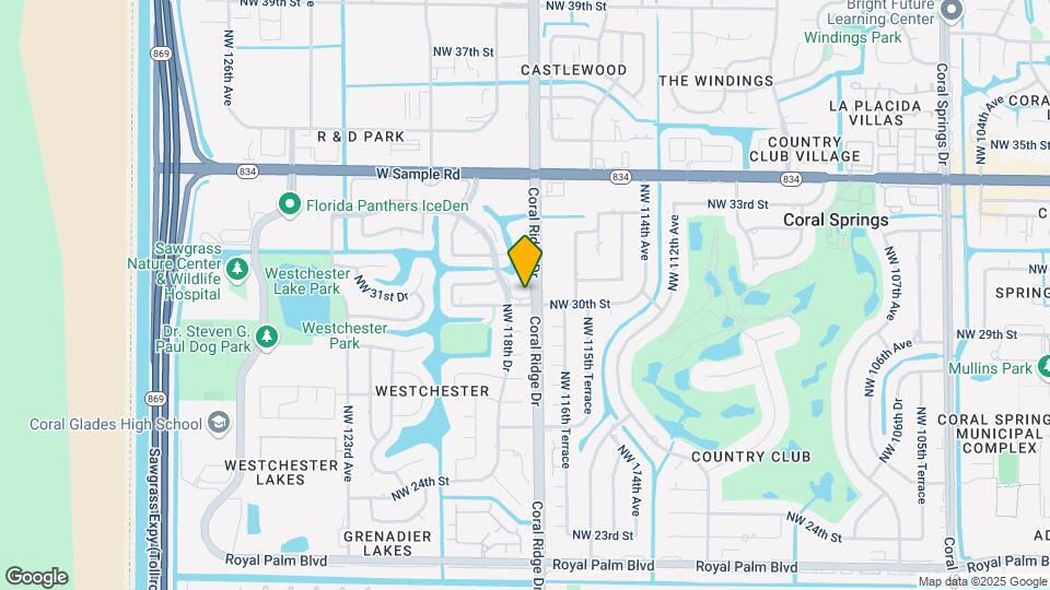 11771 NW 30th St Map and Location Details