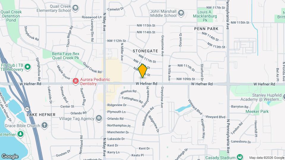 10904 N Linn Ave Map and Location Details