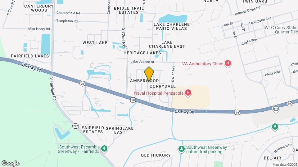 842 Amberway Dr Map and Location Details